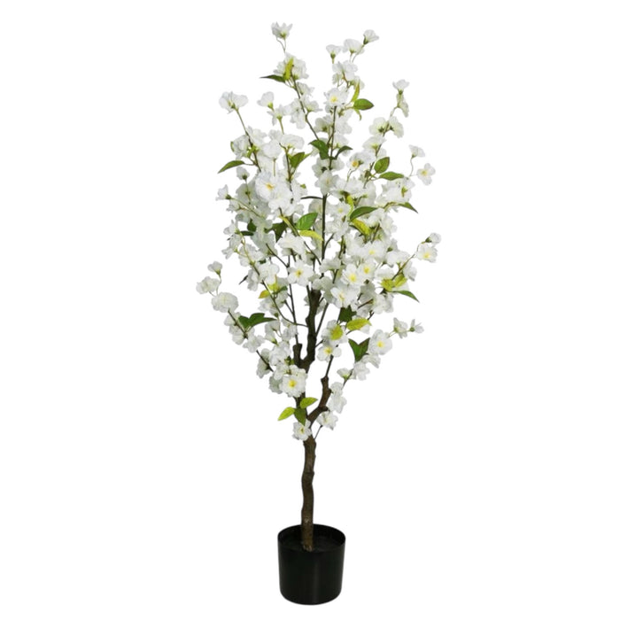 120CM ARTIFICIAL CHERRY TREE (WHITE)