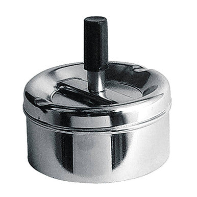 Chrome Effect Small Spinning Ashtray | Siberia