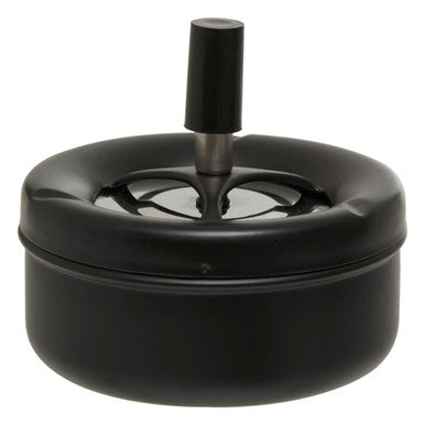 Medium Black Spinning Ashtray | Siberia