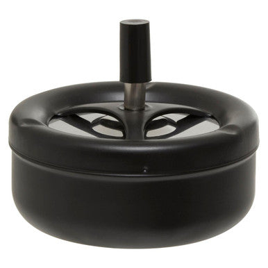 Large Black Spinning Ashtray | Siberia