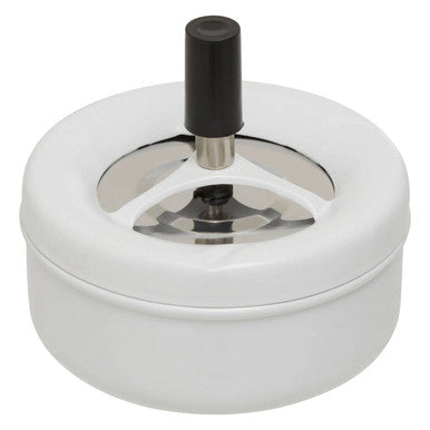 Matte White Medium Spinning Ashtray | Siberia