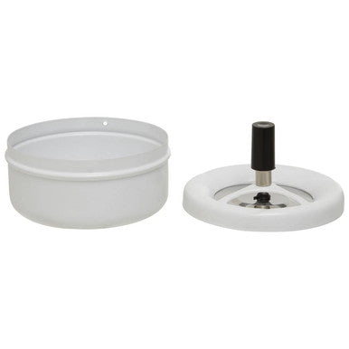 Matte White Medium Spinning Ashtray | Siberia