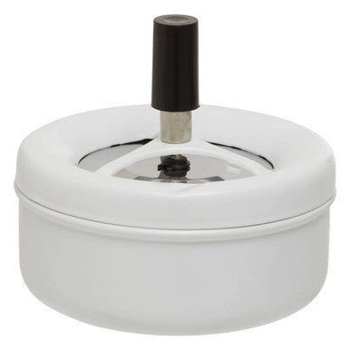 Matte White Medium Spinning Ashtray | Siberia