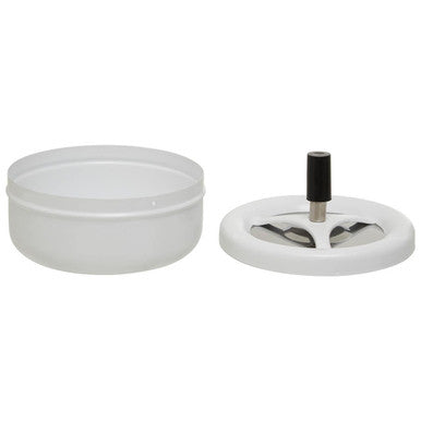 Matte White Large Spinning Ashtray | Siberia