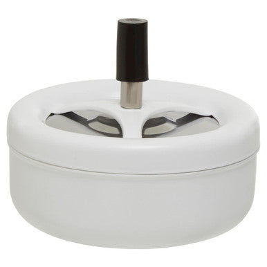 Matte White Large Spinning Ashtray | Siberia