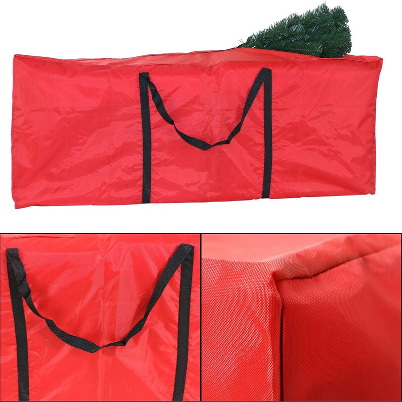 Red Xmas bag-No Side Pocket