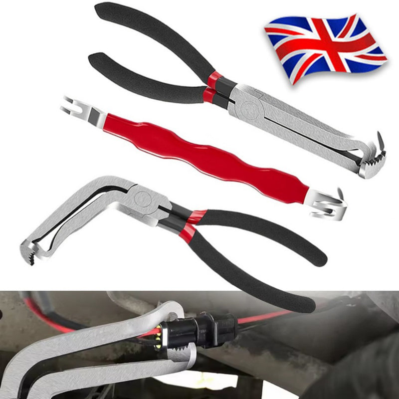 3x Electrical Connector Disconnect Pliers for Cars Automotive Plug Removal Plier