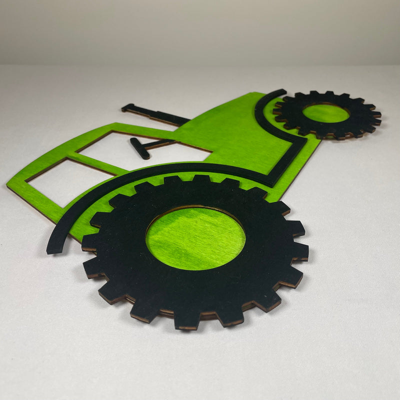 Tractor Wall Display Sign - Handmade Ornament