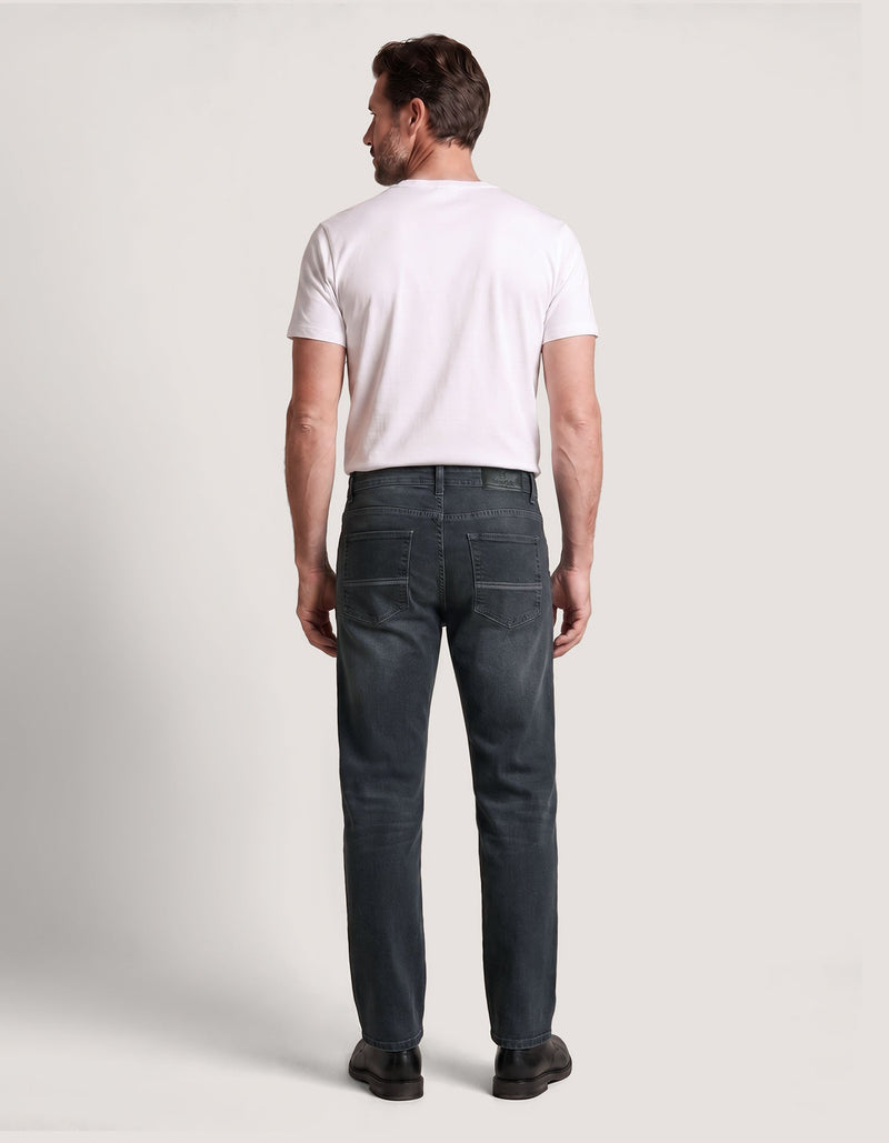 Classic Dark Grey Denim Jeans