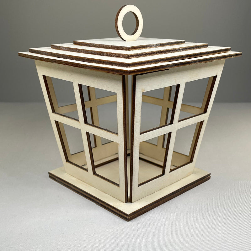 Victorian Christmas Lantern - Handmade Ornament