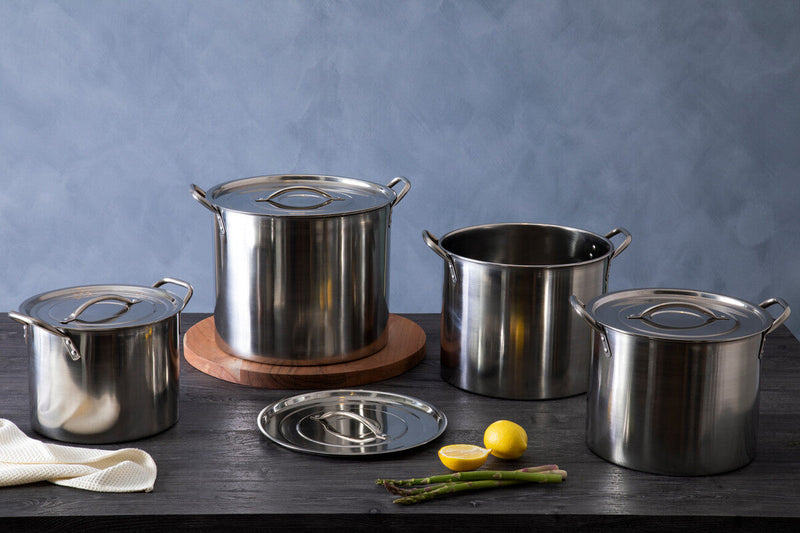 Crosse  Set Of 4 Stock Pots with Lids