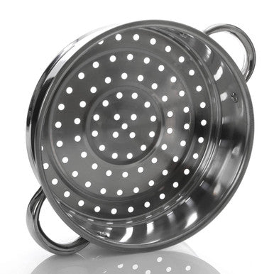 3 Tier Stainless Steel Steamer with Glass Lid | Crosse