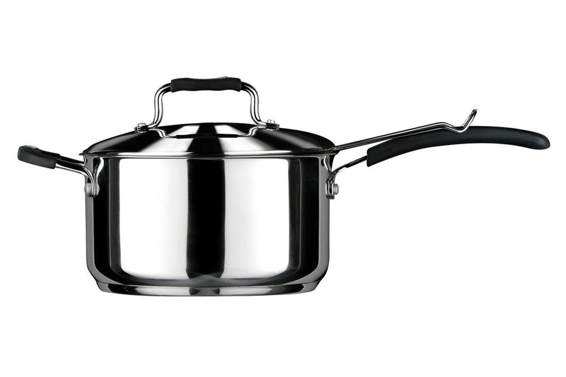 22 Cm Stainless Steel Chip Pan with Glass Lid and Wire Basket | Tenzo