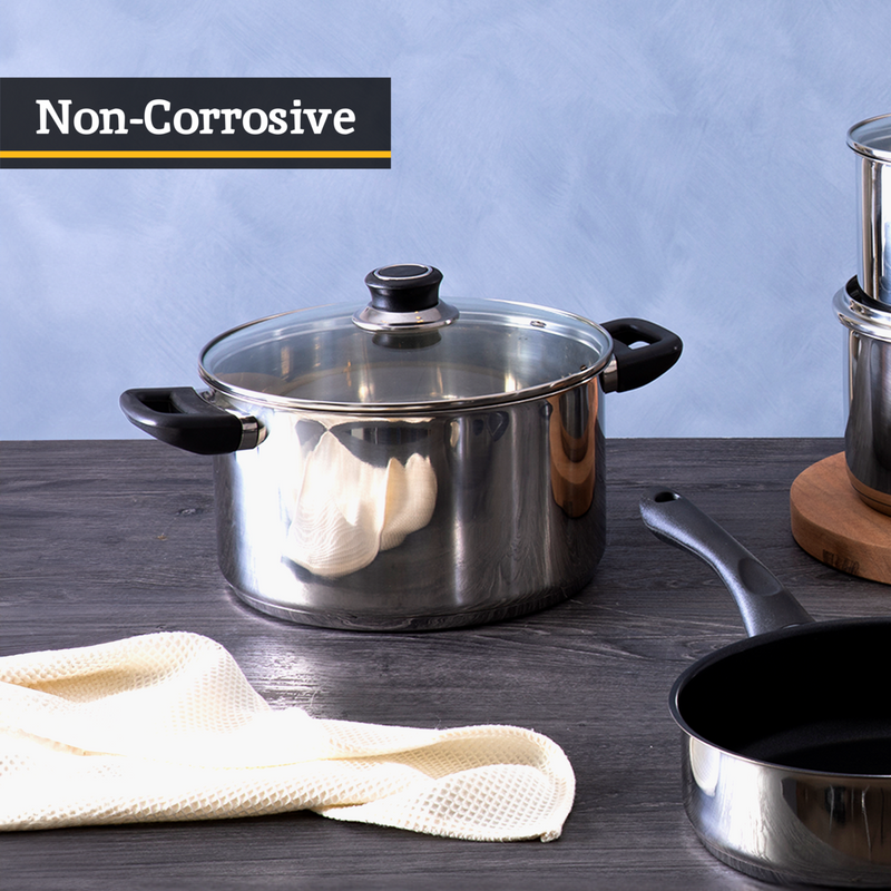 6 Piece Stainless Steel Cookware Set | Crosse