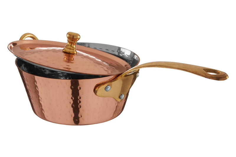 Copper Mini Saucepan Serving Dish | Cyprus