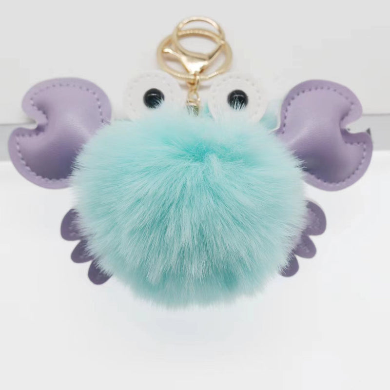 Cartoon Cute Crab Keychain Pendant