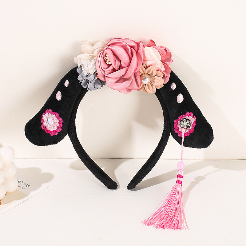 Chinese-Style Princess Tassel Headband