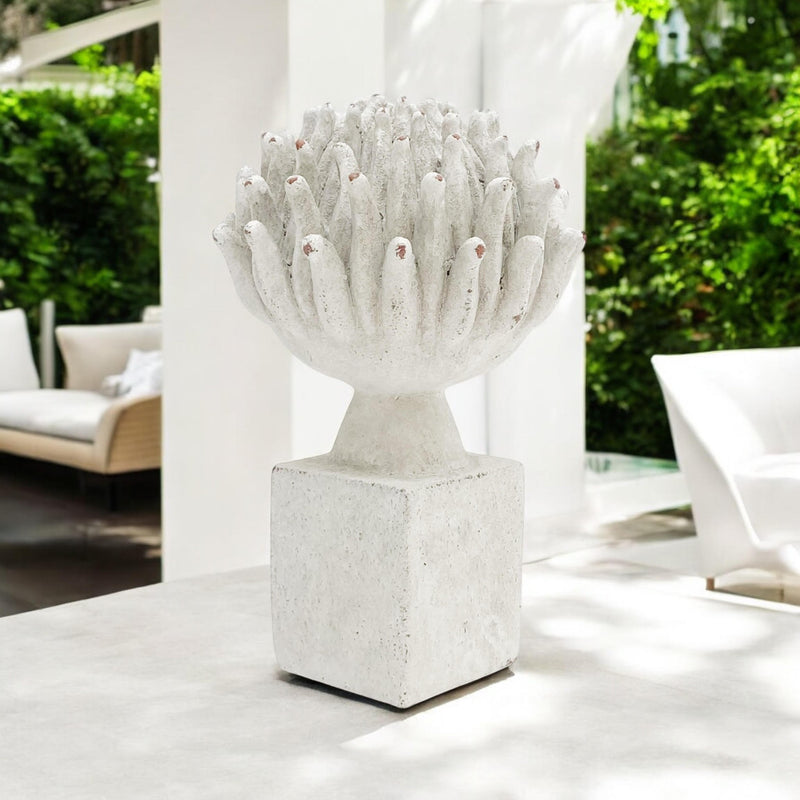 27CM RESIN FLOWER