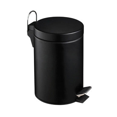 Black 3 Litre Pedal Bin | Parker