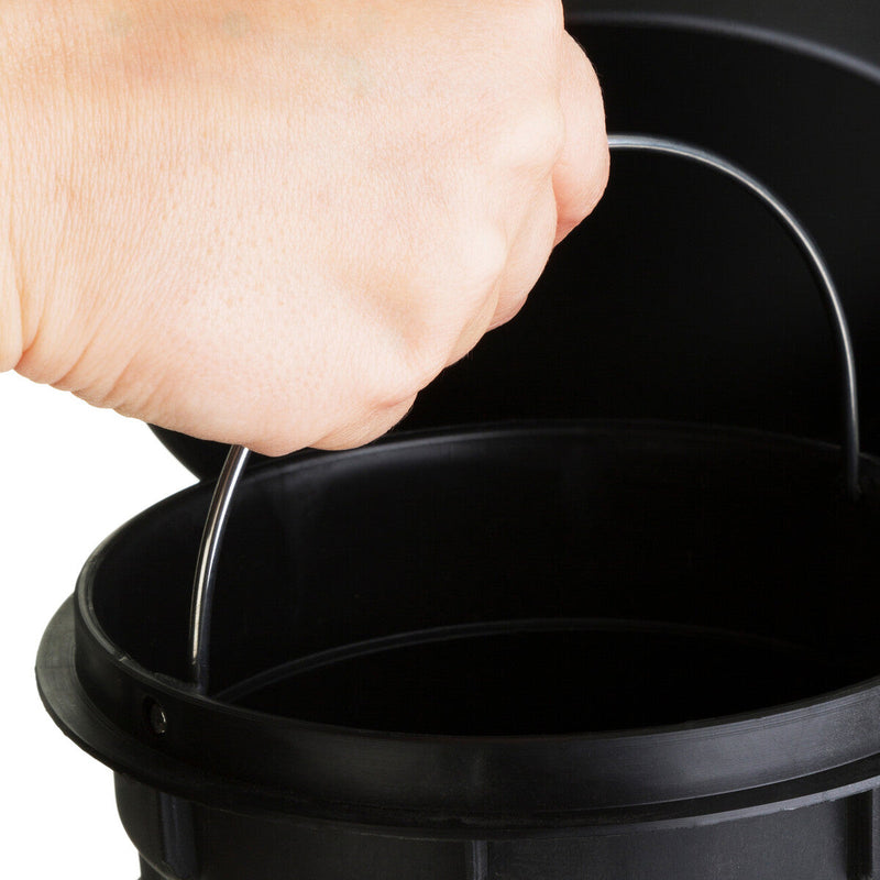 Black 3 Litre Pedal Bin | Parker