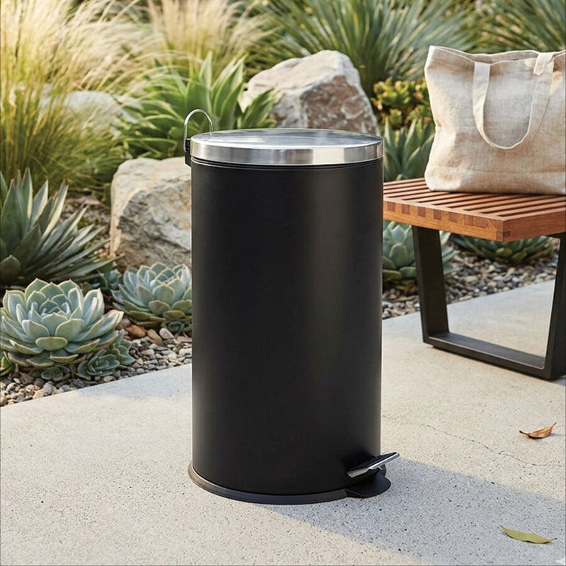 Black 30 Litre Pedal Bin | Miller