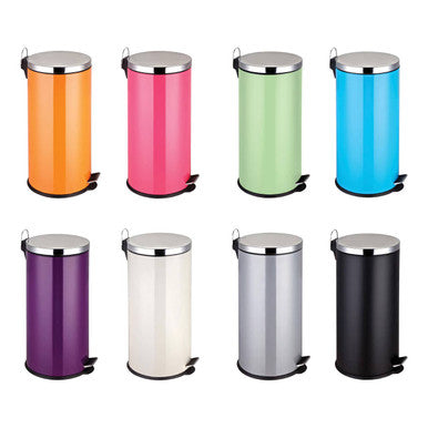 Orange 30 Litre Pedal Bin | Miller