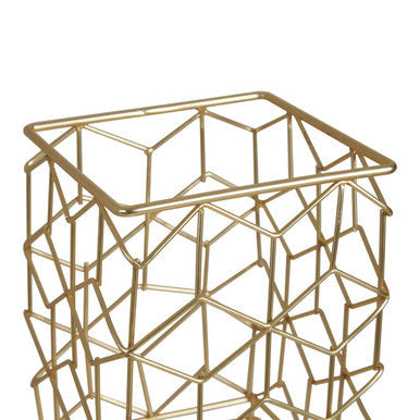 Contour Matte Gold Utensil Holder | Vertex