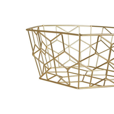 Contour Matte Gold Fruit Basket | Vertex