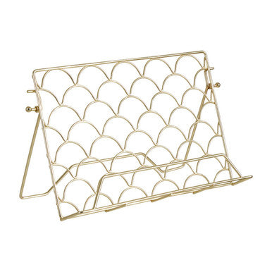 Deco Matte Gold Cook Book Stand | Vertex