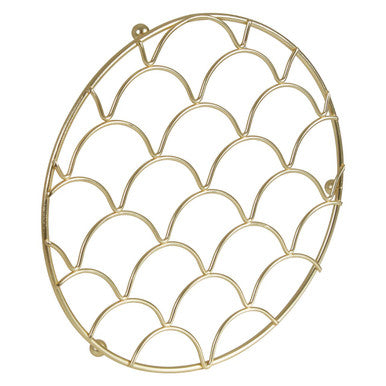 Deco Matte Gold Trivet | Vertex