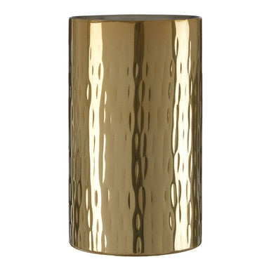 Hammered Gold Finish Wine Cooler | Mixology