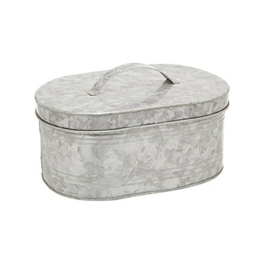 Galvanised Steel Bread Bin | Drummond