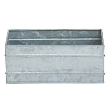 Rectangular Galvanised Steel Tissue Box | Drummond