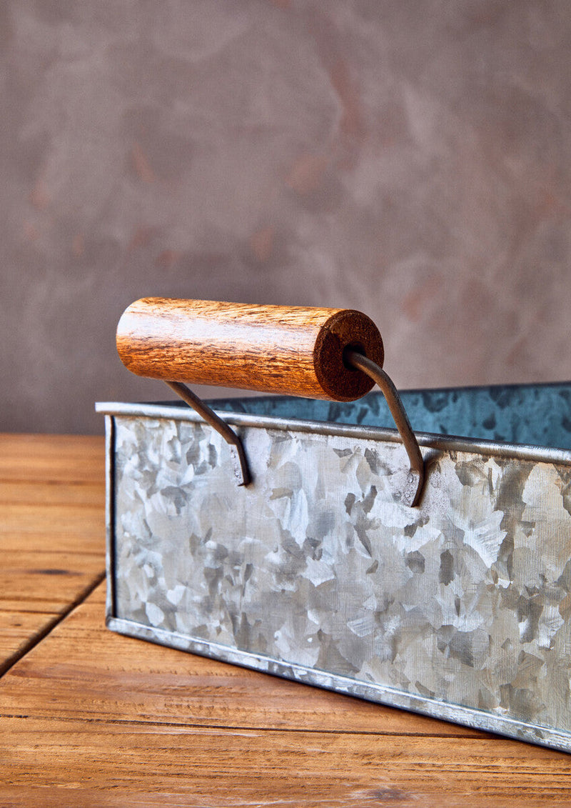 Galvanised Steel Rectangular Tray | Drummond