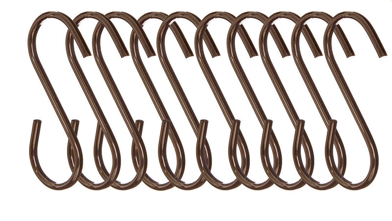 Set of 10 Gunmetal Black Hooks | Sorello