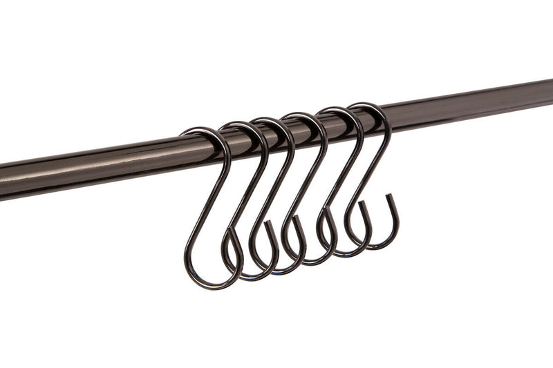 Set of 10 Gunmetal Black Hooks | Sorello