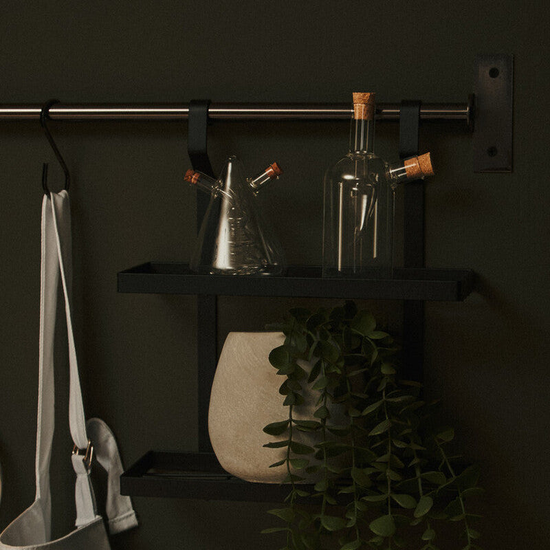 Set of 10 Gunmetal Black Hooks | Sorello