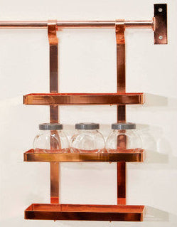 Rose Gold Three Level Hanging Rack | Sorello