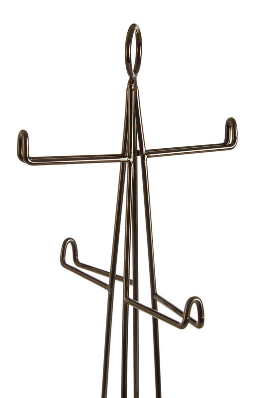 Black Nickel Finish 6 Cup Mug Tree | Vertex