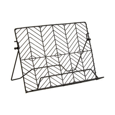 Black Powder Coated Cook Book Stand | Vertex