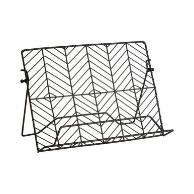 Black Powder Coated Cook Book Stand | Vertex