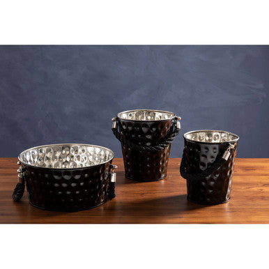 Small Black Party Bucket | Miressa