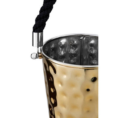 Small Gold Finish Party Bucket | Miressa