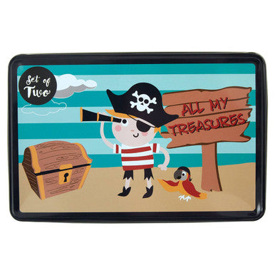 Set of 2 Storage Tins | Pirate