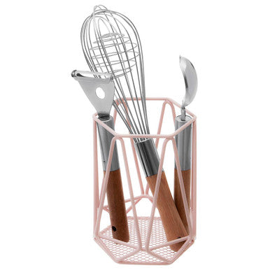 Pink Finish Utensil Holder | Vertex