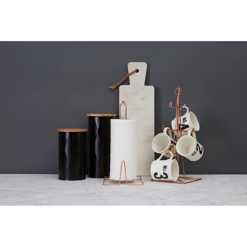 Black Large Storage Canister | Rhombus