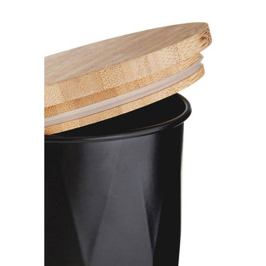 Black Large Storage Canister | Rhombus