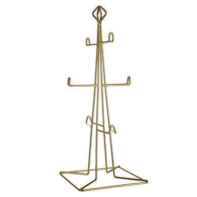Gold Finish 6 Mug Tree | Vertex