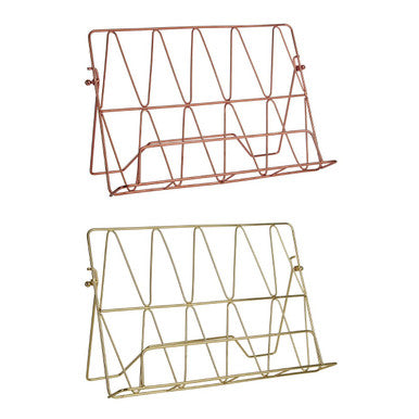 Gold Finish Cookbook Stand | Vertex