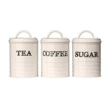 Tea Coffee and Sugar Canister Set | Sketch